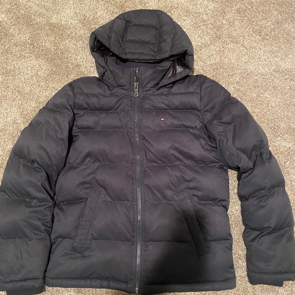 tommy himfiger men’s puffer coat